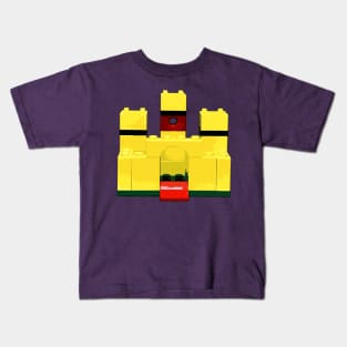 Brick Creations - Yellow Castle Kids T-Shirt